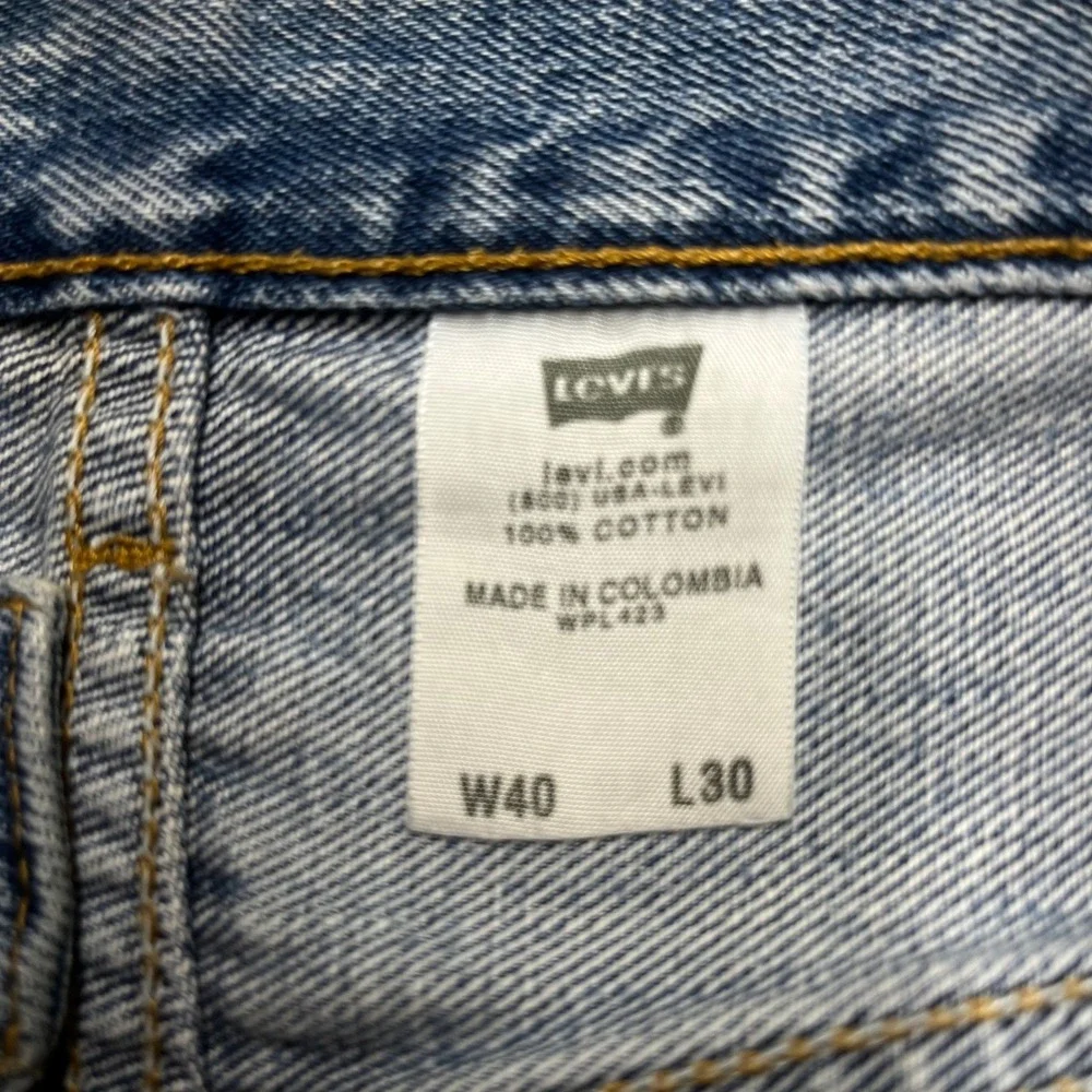 Vintage Levis men jeans 501 XX Blue denim 40x30 (fit 38x31) Med wash straightleg